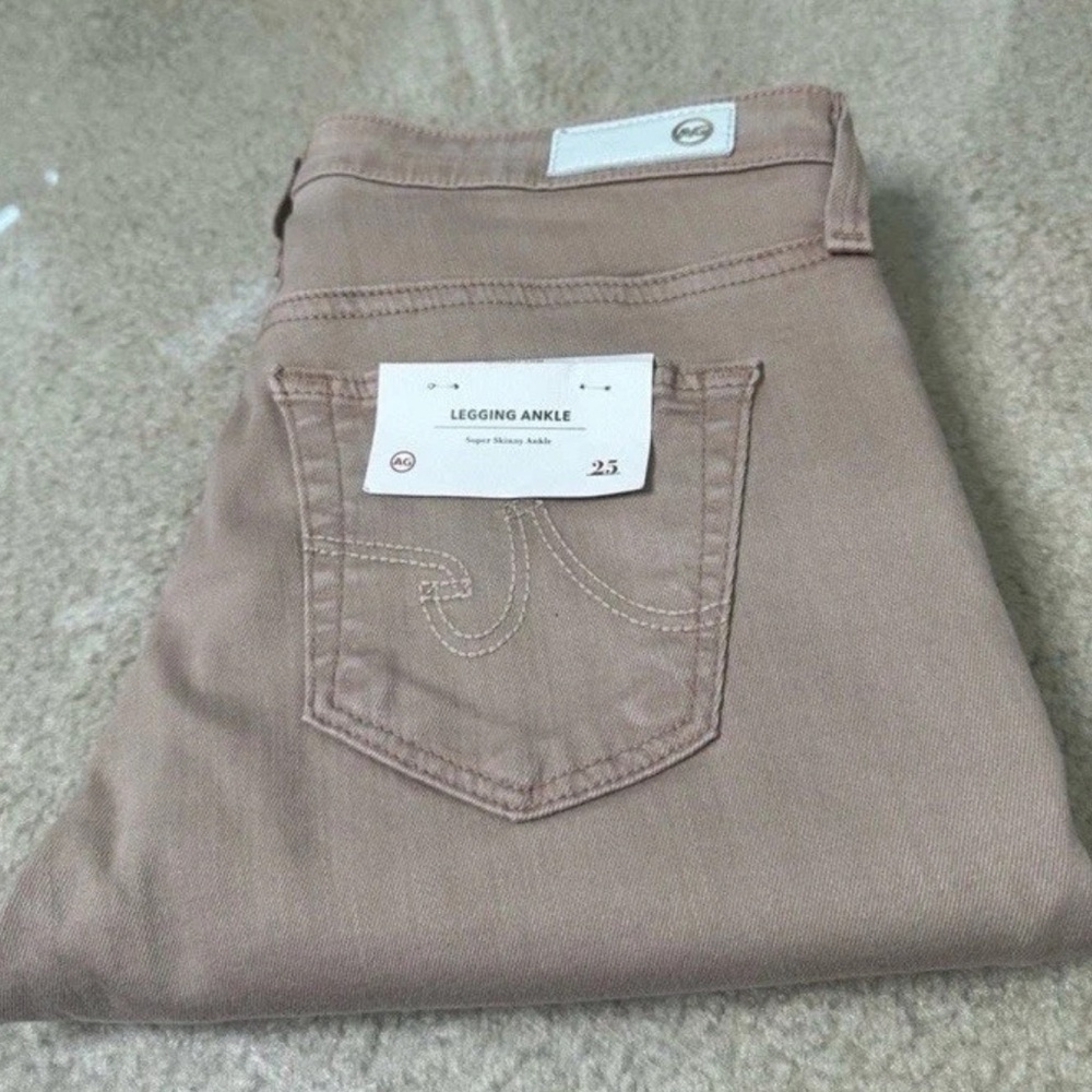 AG ADRIANO GOLDSCHMIED BLUSH COLOR SKINNY JEANS SZ 25 NWT